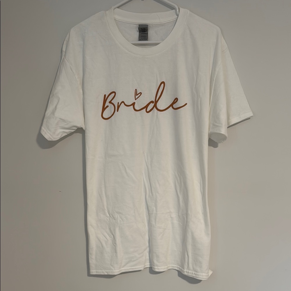NEW* White 'Bride' T-Shirt